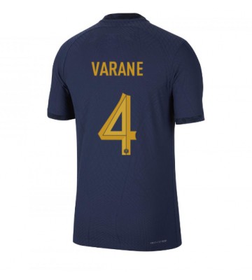 France Raphael Varane #4 Replica Home Stadium Shirt World Cup 2022 Short Sleeve